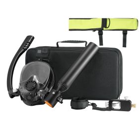 Scuba Tank, 0.5L Portable Diving Tank, Diving Oxygen Cylinder Support 5-10 Minutes Underwater Breathing, 32.81 ft Diving Depth