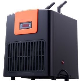 Aquarium Chiller 52 Gallon, 1/10 HP Water Chiller for Hydroponics, Fast Cooling for Fish Tank,Axolotl,Coral Reef,Quiet Refrigeration Compressor
