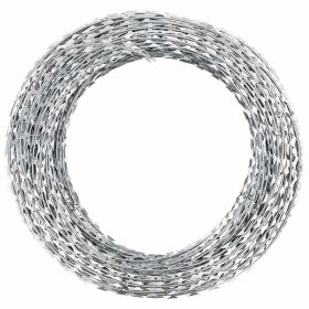 BTO-22 Clipped Concertina Razor Wire Galvanized Steel 492.1'