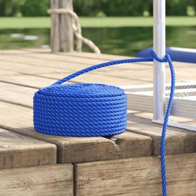 Marine Rope Polypropylene 0.39" 1968.5" Blue